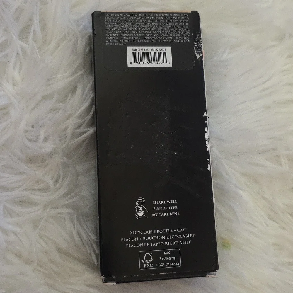 New KVD Good Apple Cream Foundation
